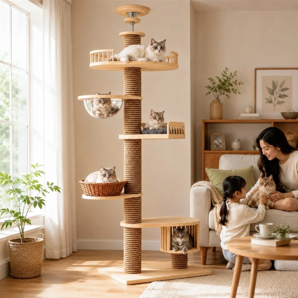 No-Drill Cat Tree For Wholesale high quality