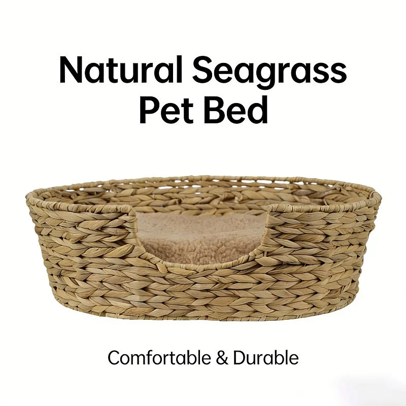 Artab u Komdu Water Hyacinth Cat Bed/qoffa għall-annimali domestiċi
